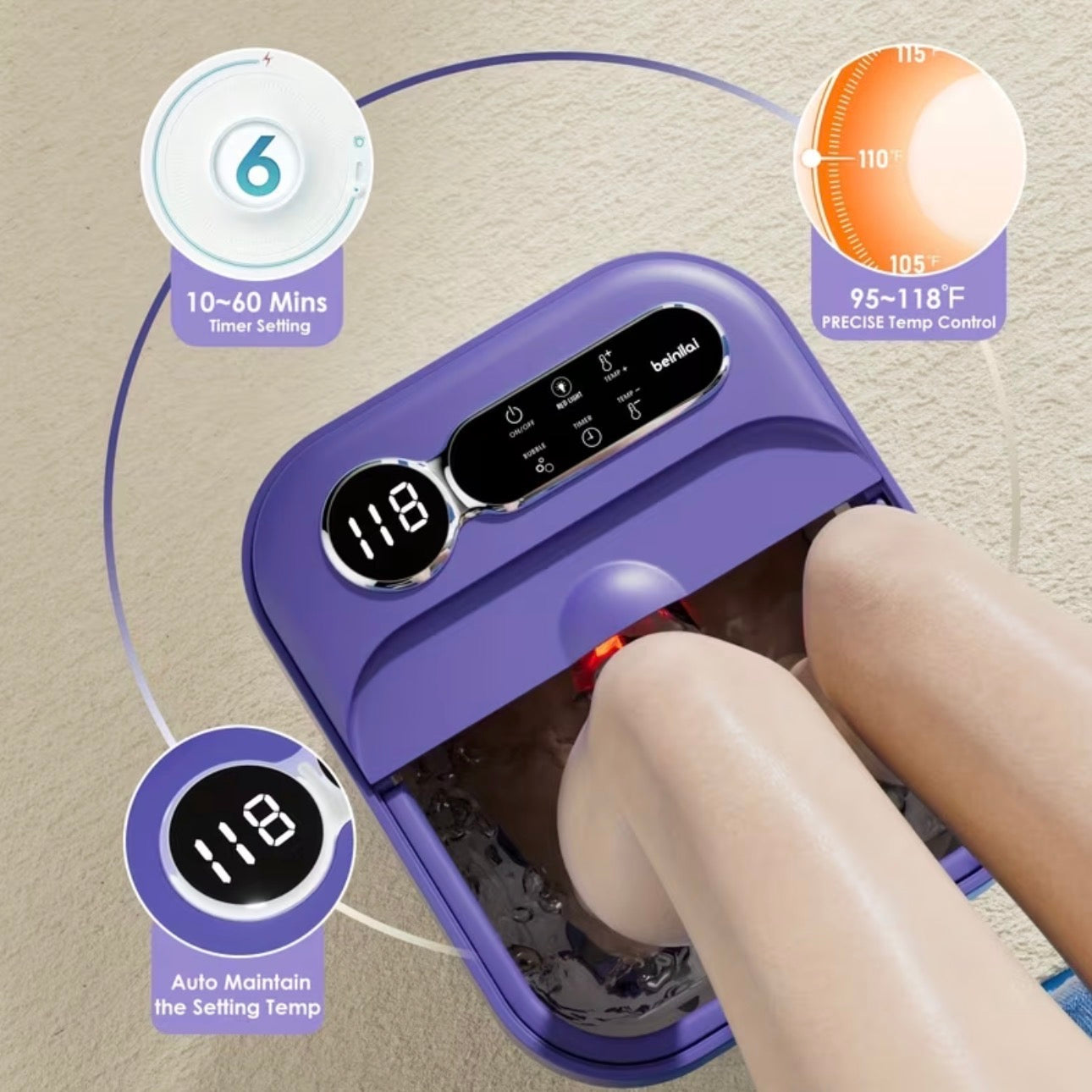 SoakLux Pro Foot Spa